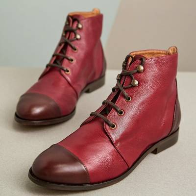 CAPTOE BOOT BURDEOS BROWN